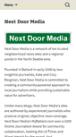 Mobile Screenshot of nextdoormedia.com